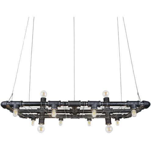 Raw 20 Light 29 inch Mini-Banqueting Linear Suspension Ceiling Light