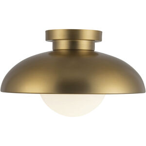 Alora Mood Rubio 1 Light 16 inch Aged Gold Flush Mount Ceiling Light