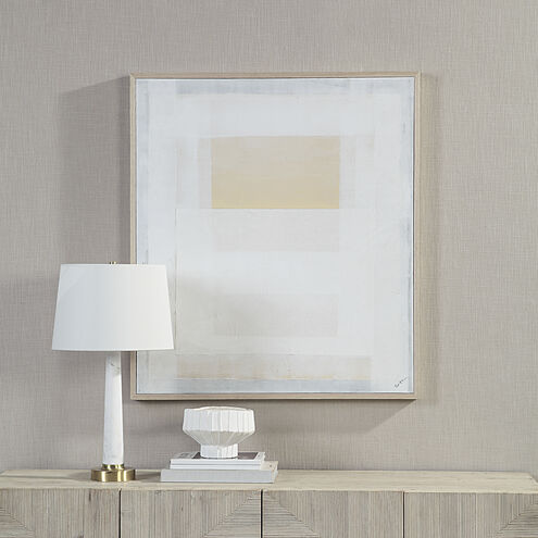 Morgen White/Beige Canvas Art