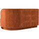 Yoon Red Chaise, Left