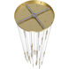 Main St. LED 30 inch Brushed Brass Multi Port Pendant Ceiling Light