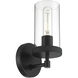 Lily 1 Light 4.75 inch Matte Black Wall Sconce Wall Light