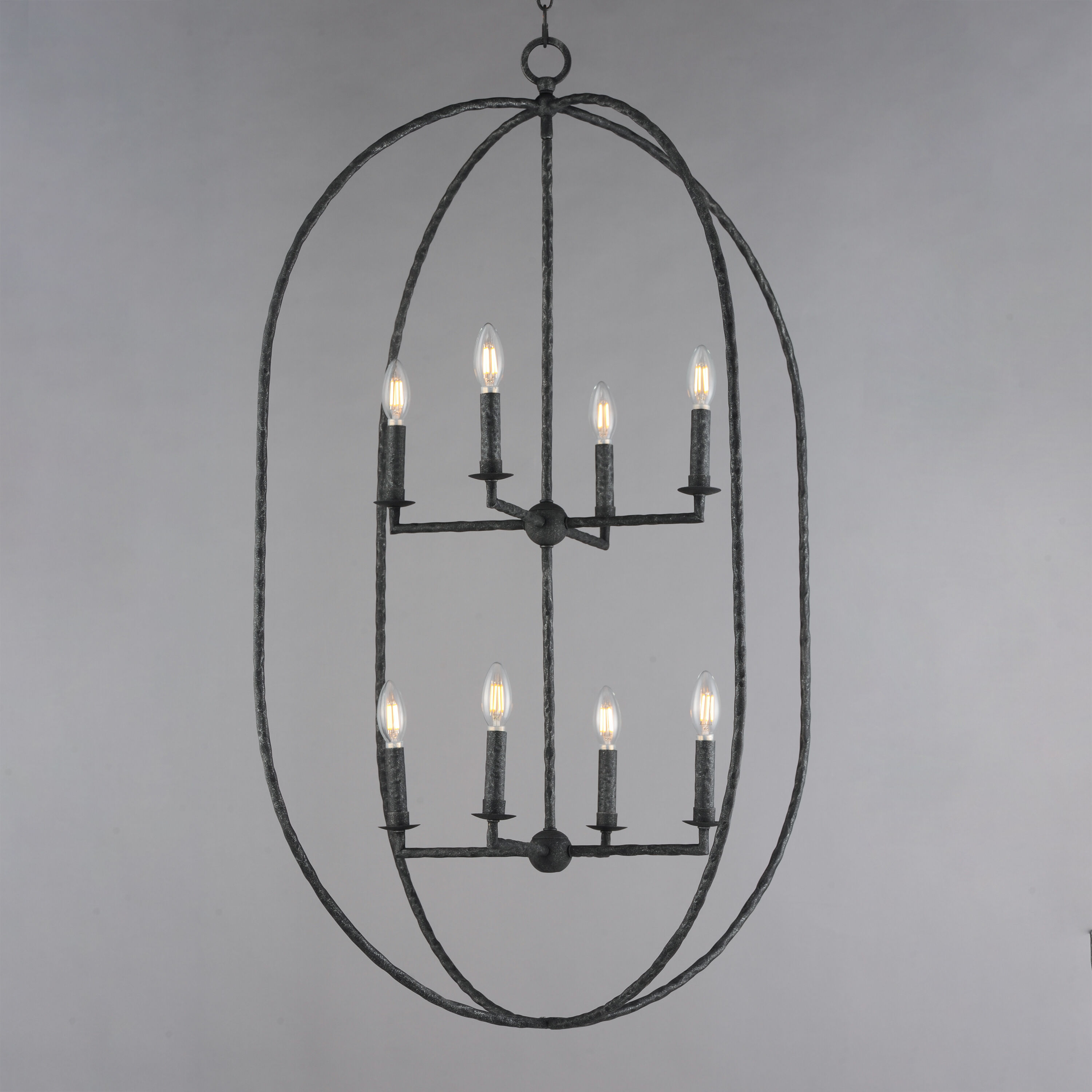 Martel 8 Light 30 inch Blacksmith Multi-Light Pendant Ceiling Light