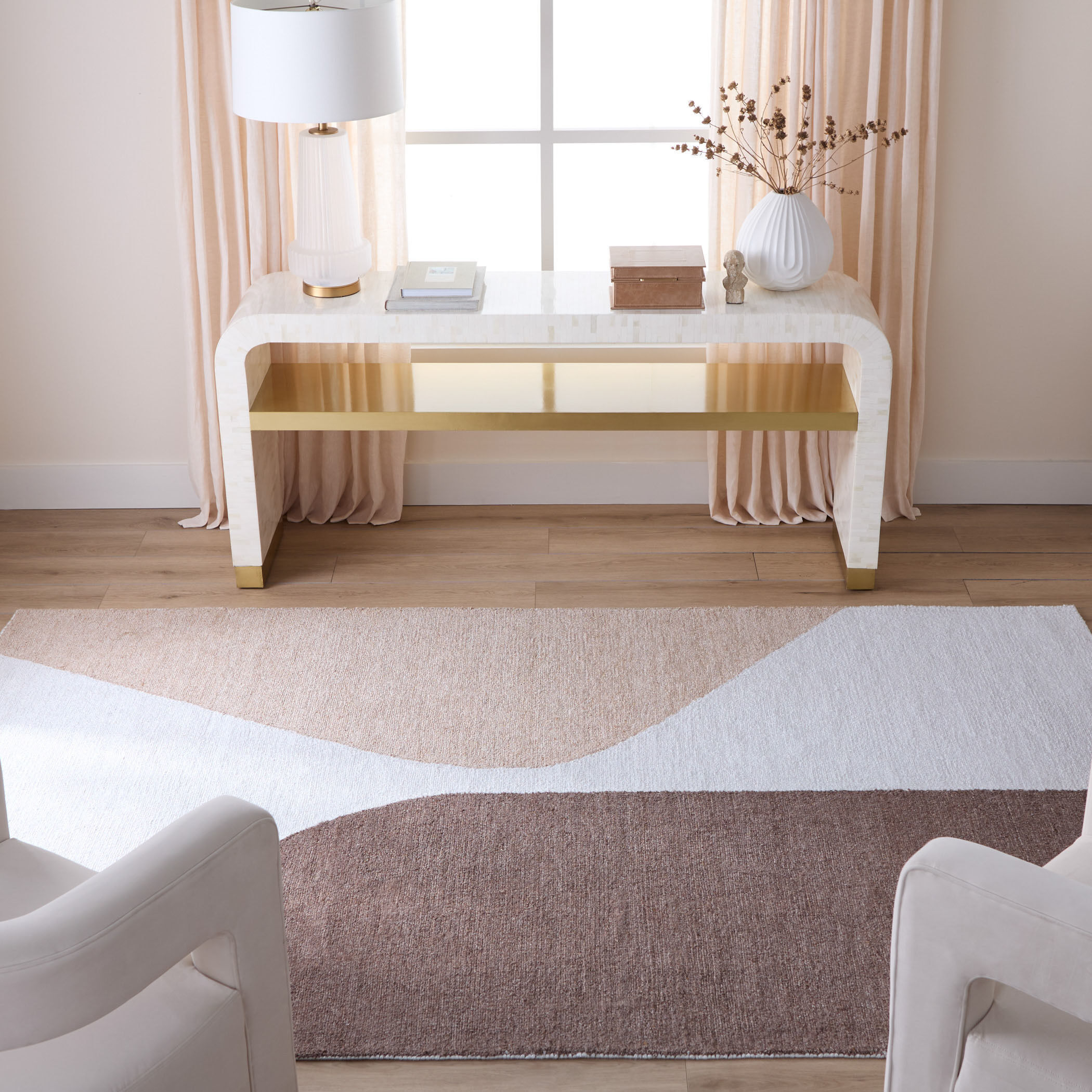 Kali 130 X 94 inch Brown Rug in 8 x 11