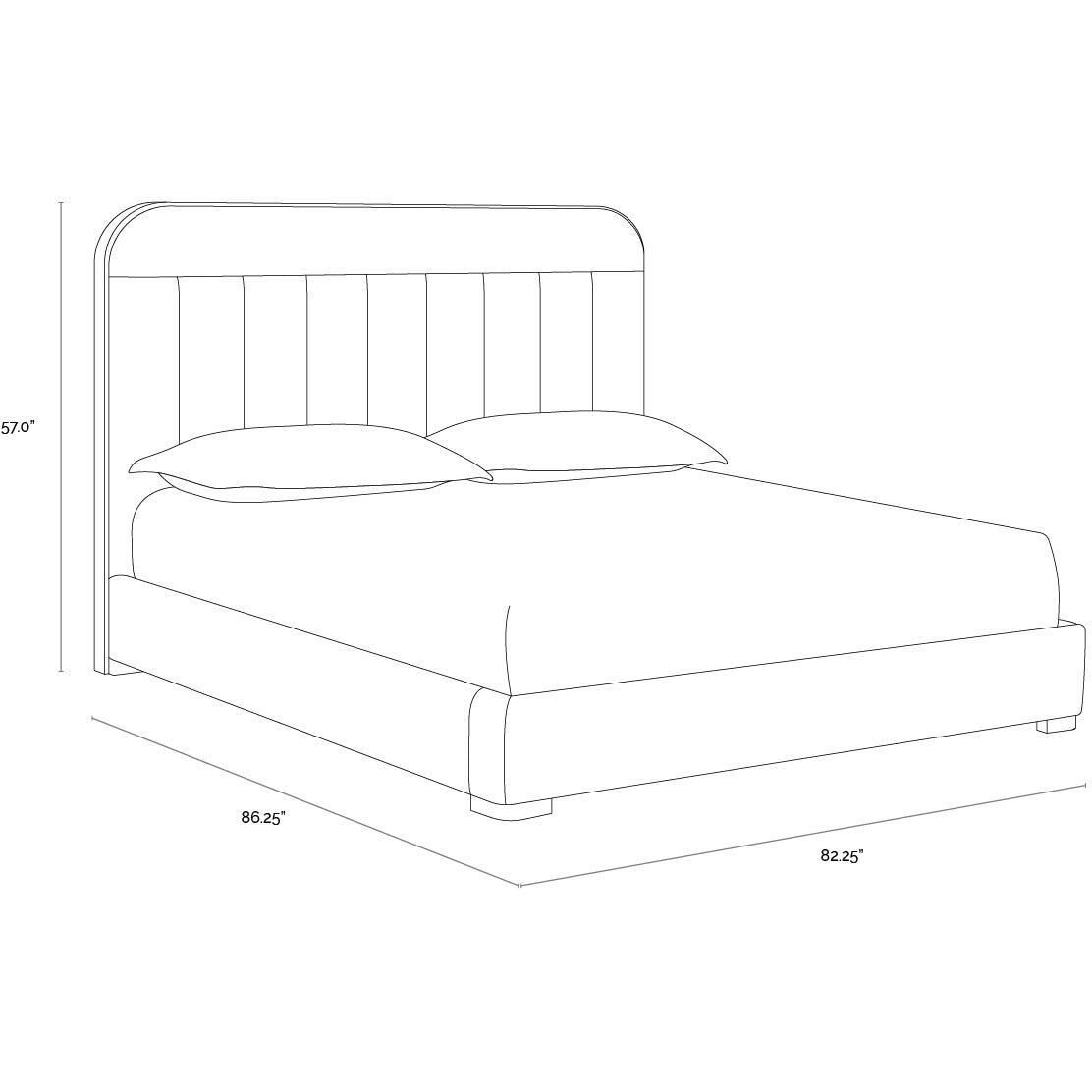 Davina Ernst Silverstone Bed, King