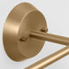 Drew & Jonathan Belcarra 2 Light 17.25 inch Satin Brass Wall Bath Fixture Wall Light