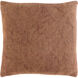 Camilla 18 X 18 inch Camel/Dark Brown Pillow Cover, Square