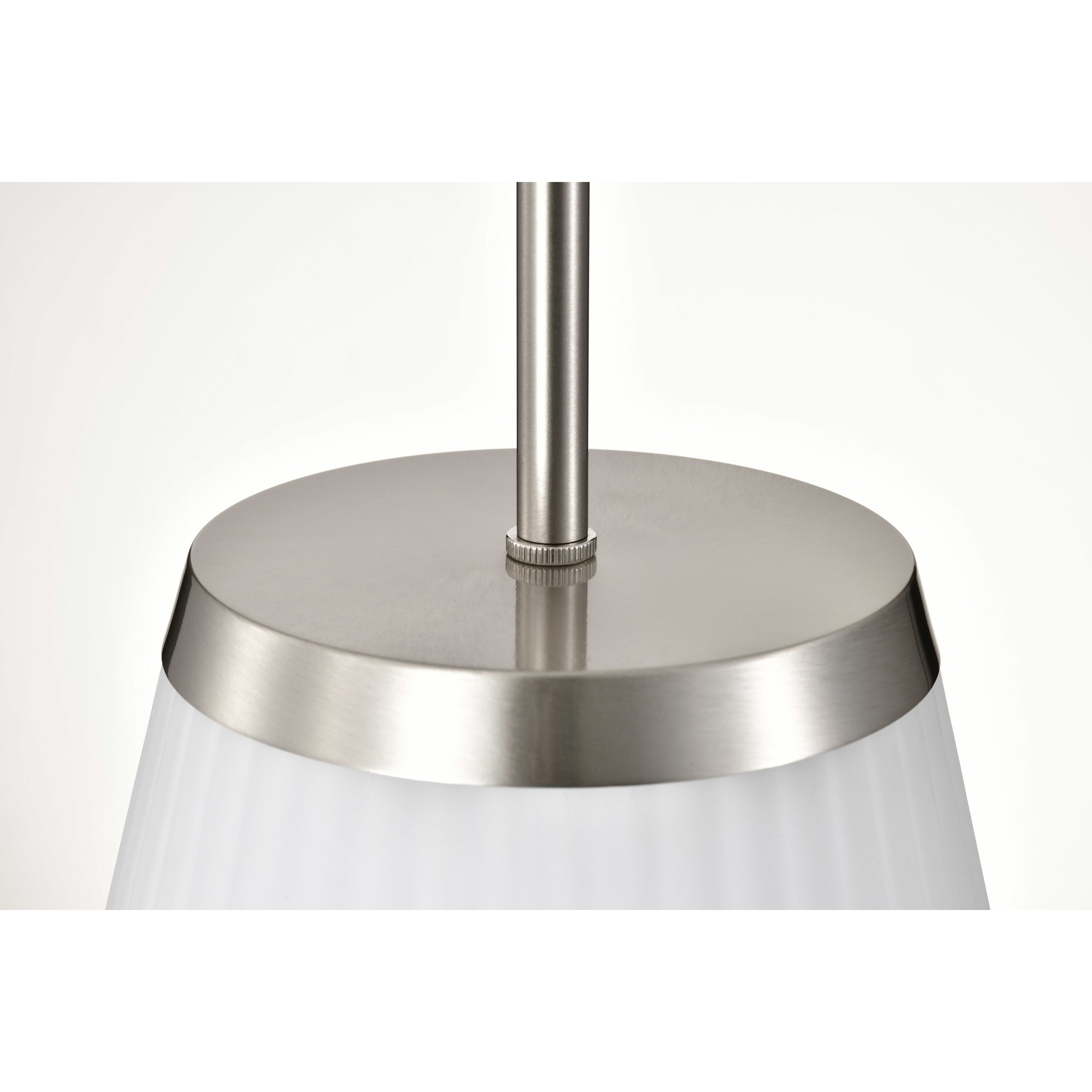 Royale 12 inch Brushed Nickel Pendant Ceiling Light