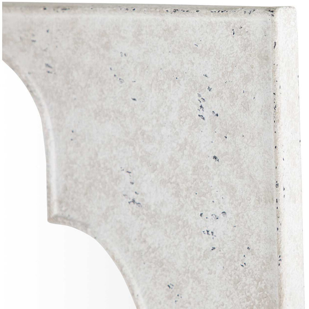 Maryland 42.5 X 28 inch Whitewashed Wood / Clear Mirror Mirror