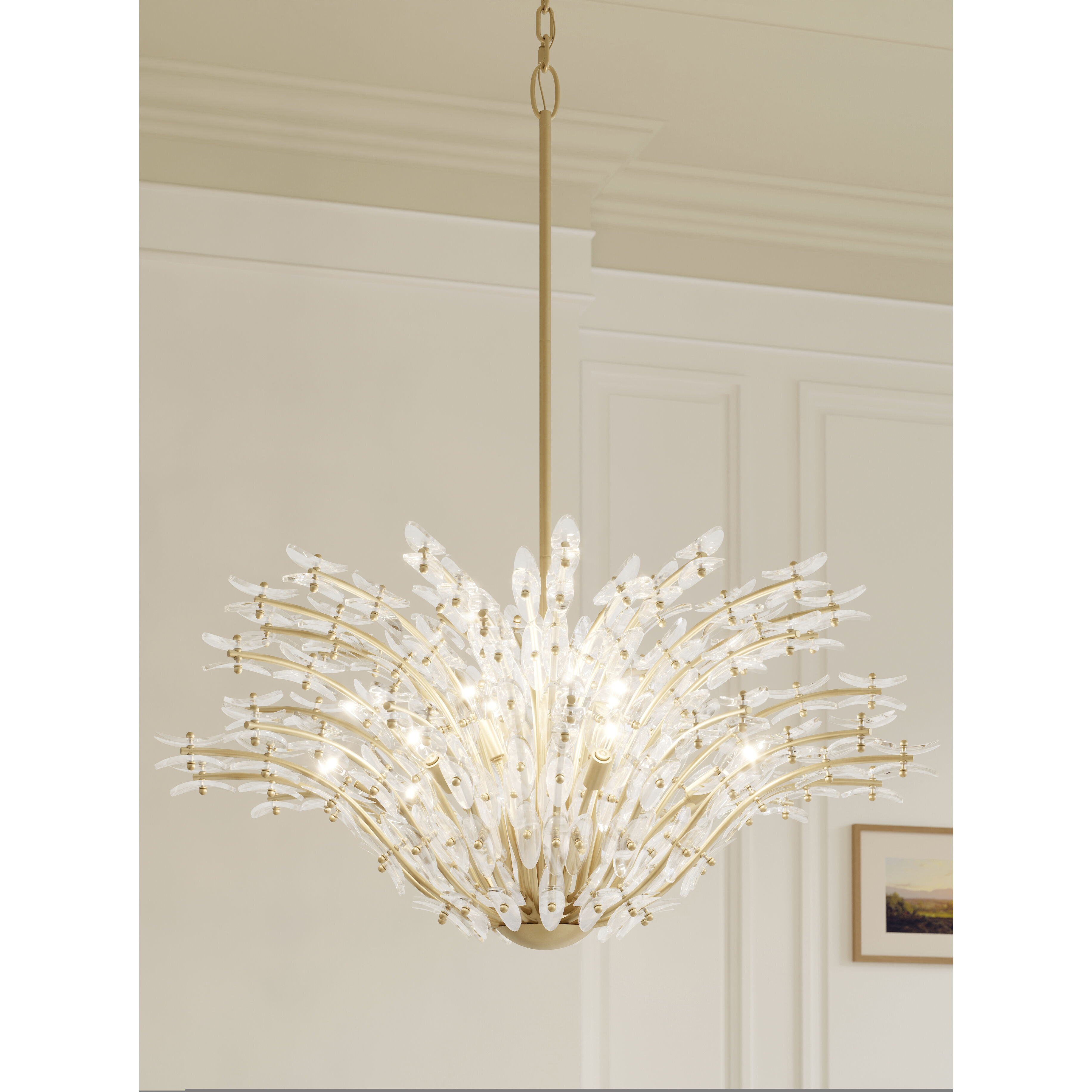 Sorra 14 Light 40 inch Painted Legacy Brass Chandelier Ceiling Light