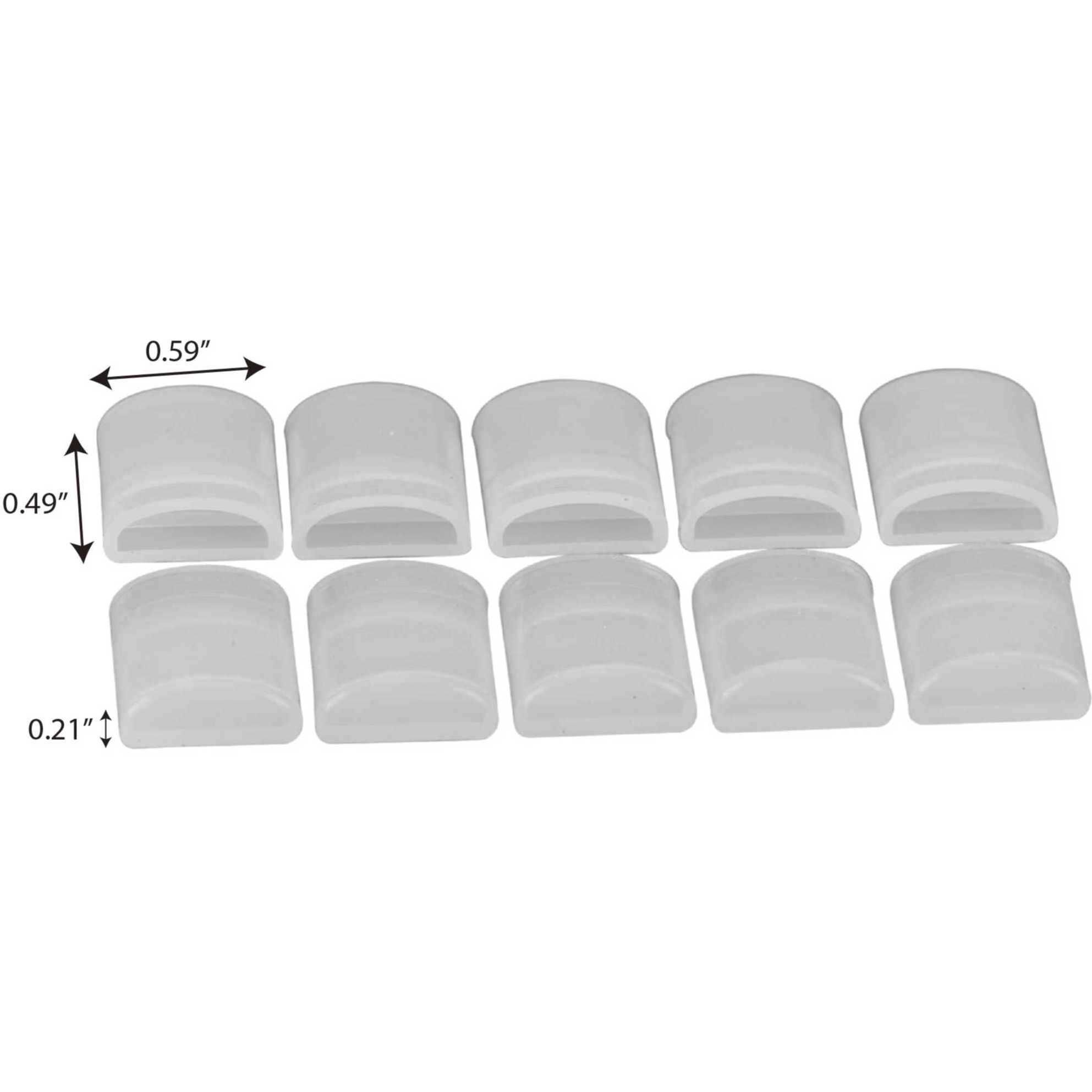 Hide-a-Lite LED Tape Unfinished 0.59 inch LED Tape End Caps