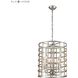 Panjandrum 4 Light 18 inch Silver Leaf Chandelier Ceiling Light
