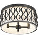 Harden 4 Light 16.25 inch Matte Black Flush mount Ceiling Light