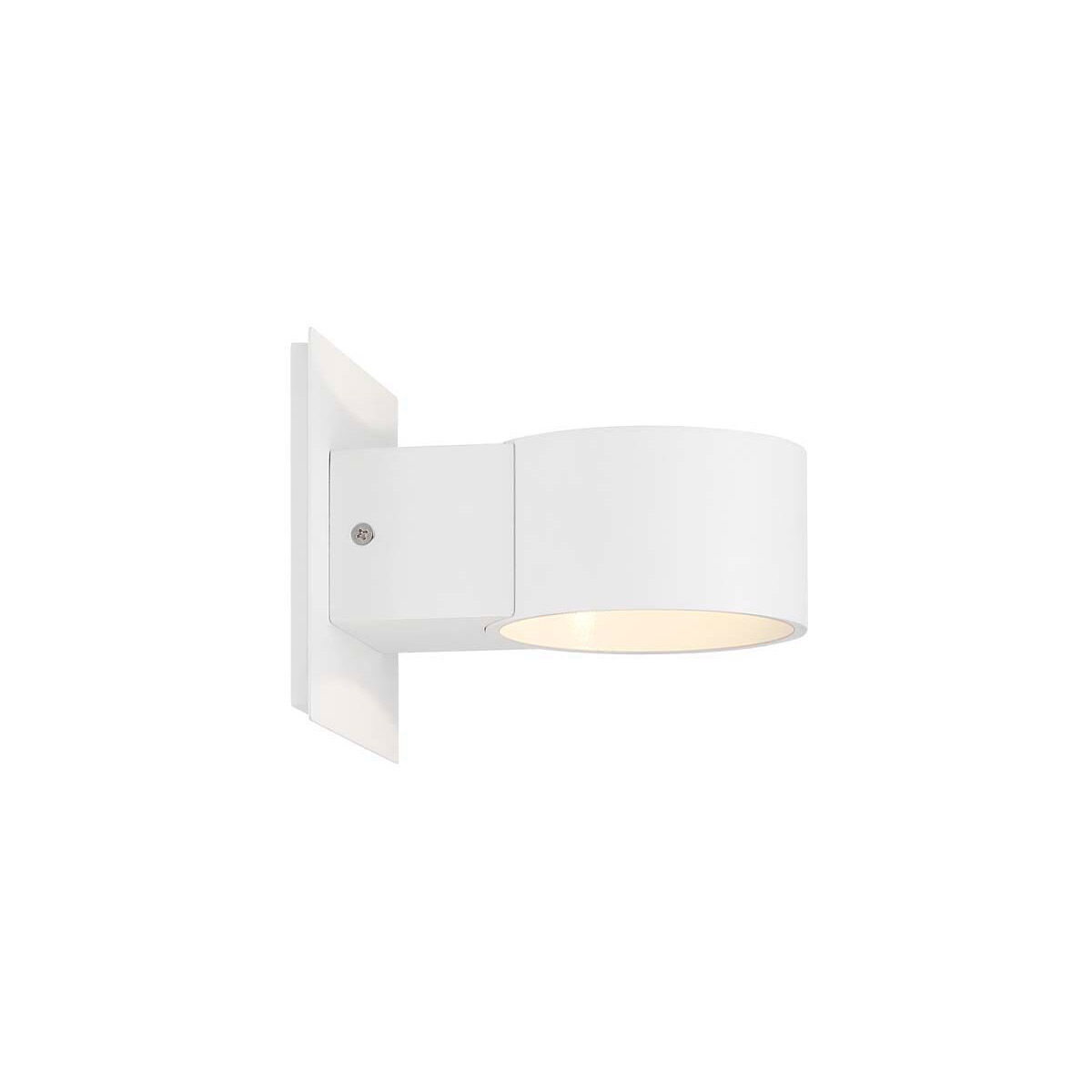 Lacapo Wall Sconce Wall Light in White-Matte 