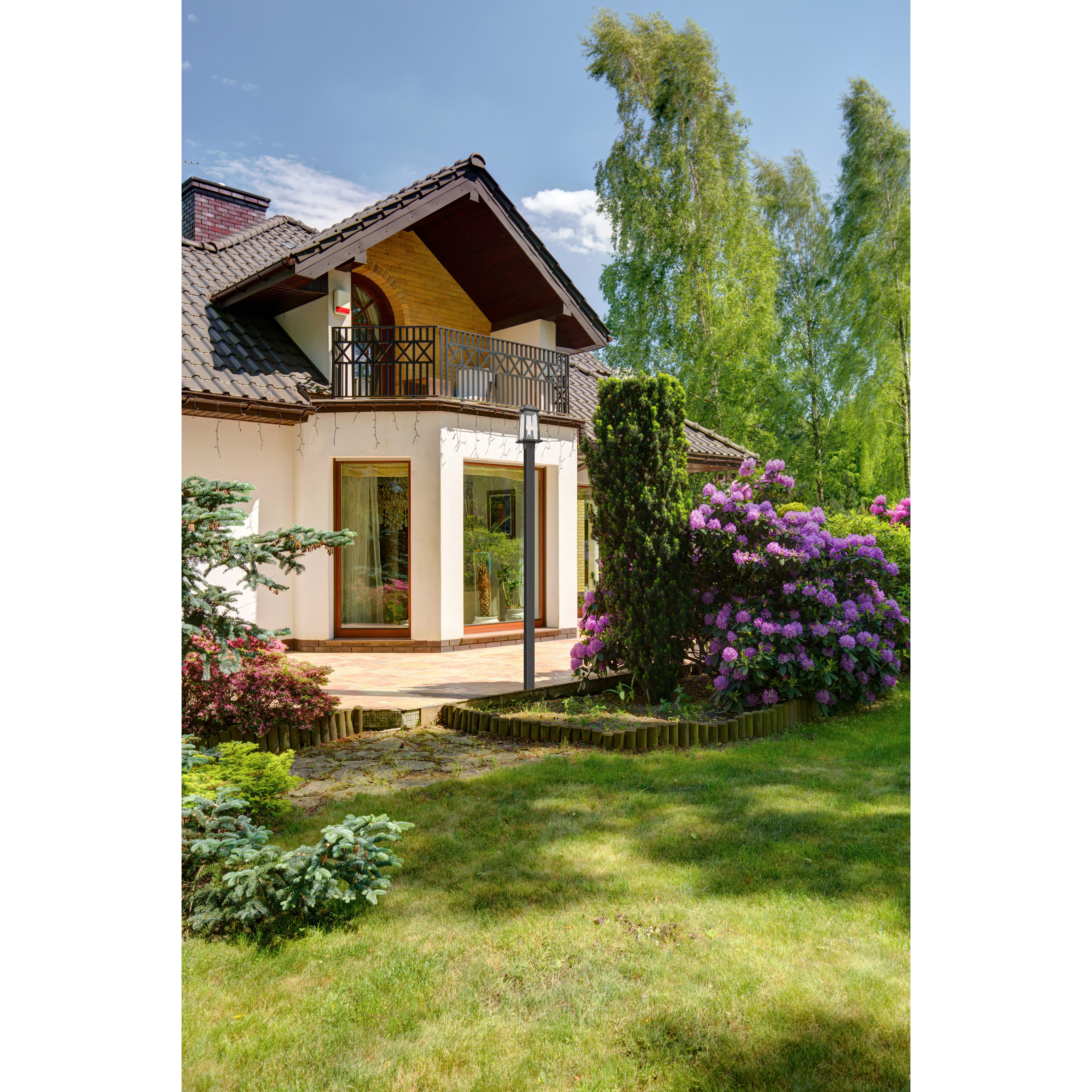 Millworks 2 Light 110.25 inch Oil Rubbed Bronze Outdoor Post Mounted Fixture