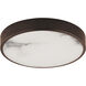 Slab LED 7.25 inch Dark Bronze Flush Mount Ceiling Light
