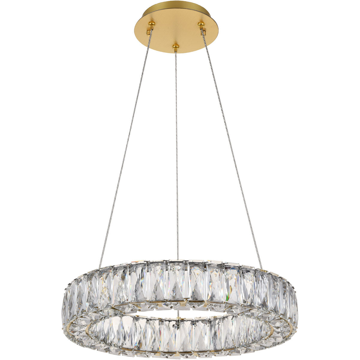 Monroe 18 inch Gold Pendant Ceiling Light