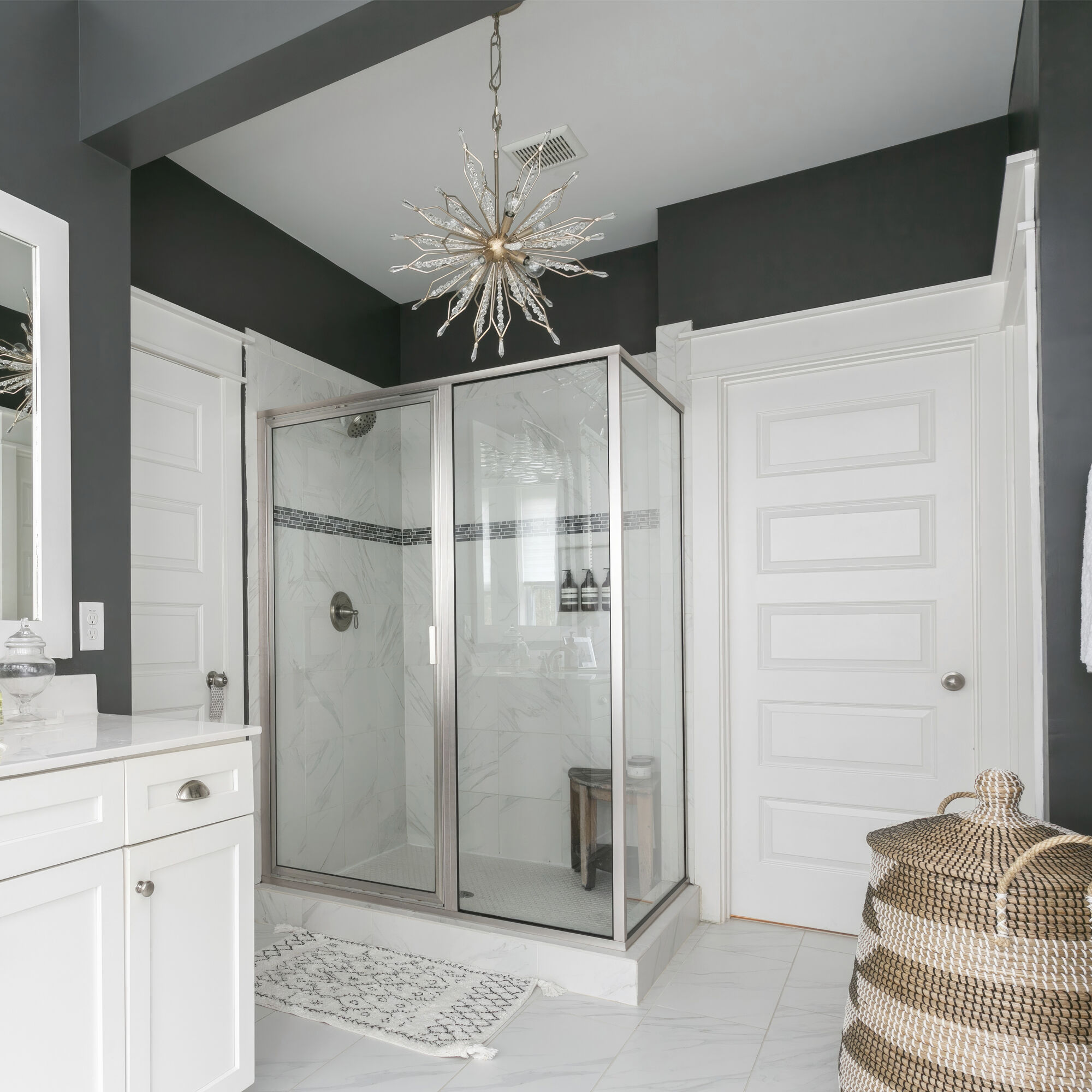 Orbital 8 Light 22 inch Gold Dust Pendant Ceiling Light