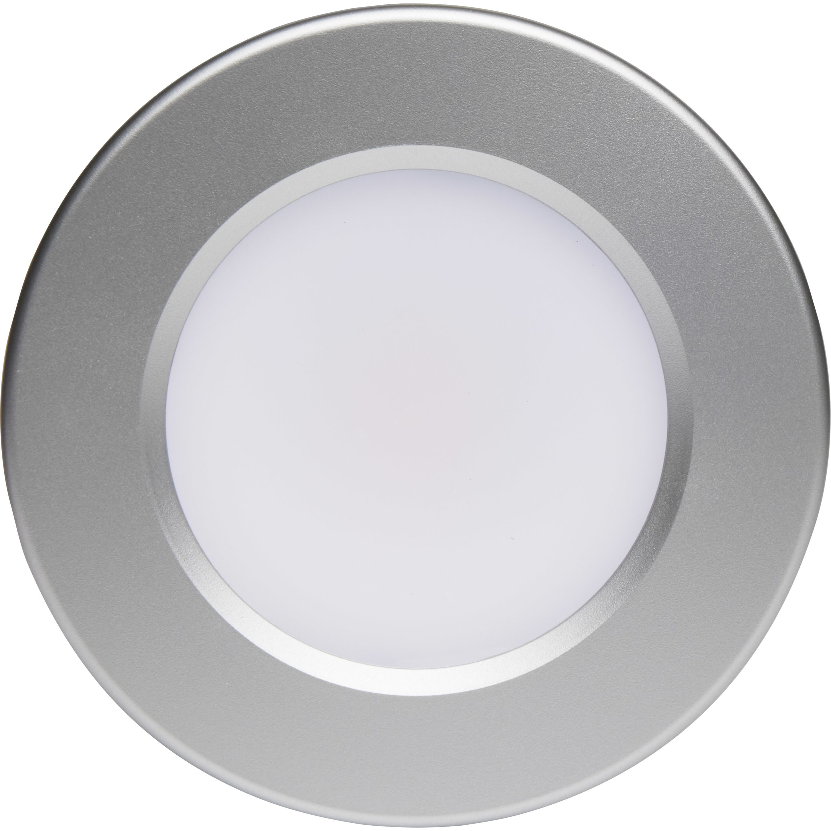 ColorQuick LED 5 inch Brushed Nickel Close-to-Ceiling Ceiling Light, Edge Lit