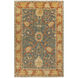 Hillcrest 102 X 66 inch Sage, Burnt Orange, Khaki, Mustard Rug