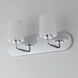 Durham 2 Light 18 inch Polished Chrome Bath Vanity Wall Light
