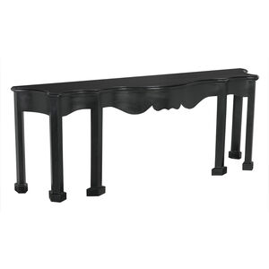 Estate 84 X 20 inch Hand Rubbed Black Console