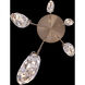 Diamante 23 inch Winter Brass Pendant Ceiling Light