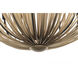 Florenza 12 Light 32 inch Legacy Brass and Dark Matte Black Chandelier Ceiling Light