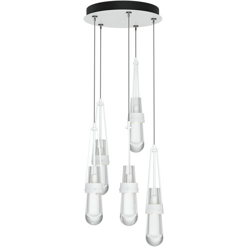 Link 5 Light 13 inch White Mini Pendant Ceiling Light