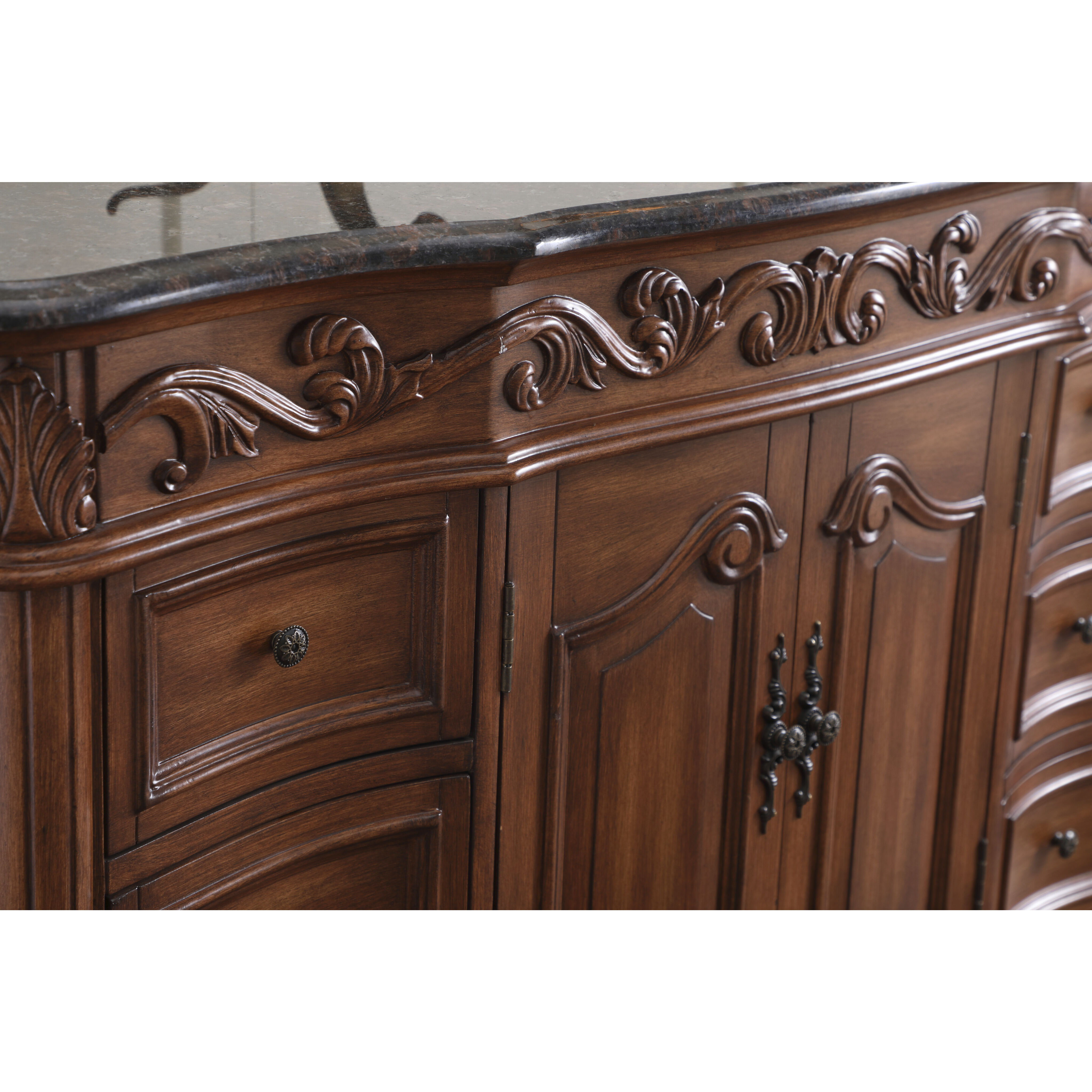 Oakland 48 X 22 X 36 inch Teak Vanity Sink Set