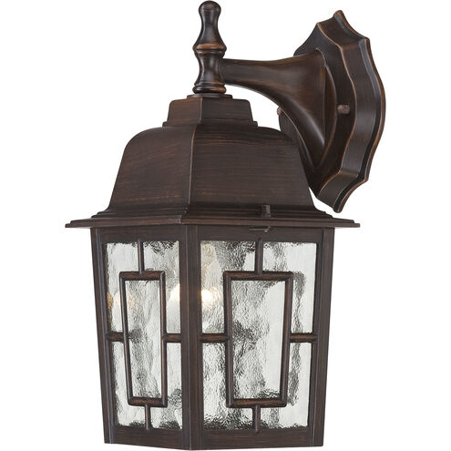 Banyan 1 Light 12 inch Rustic Bronze Outdoor Wall Sconce