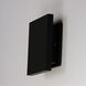 Alumilux Tau LED 6 inch Black Outdoor Wall Sconce