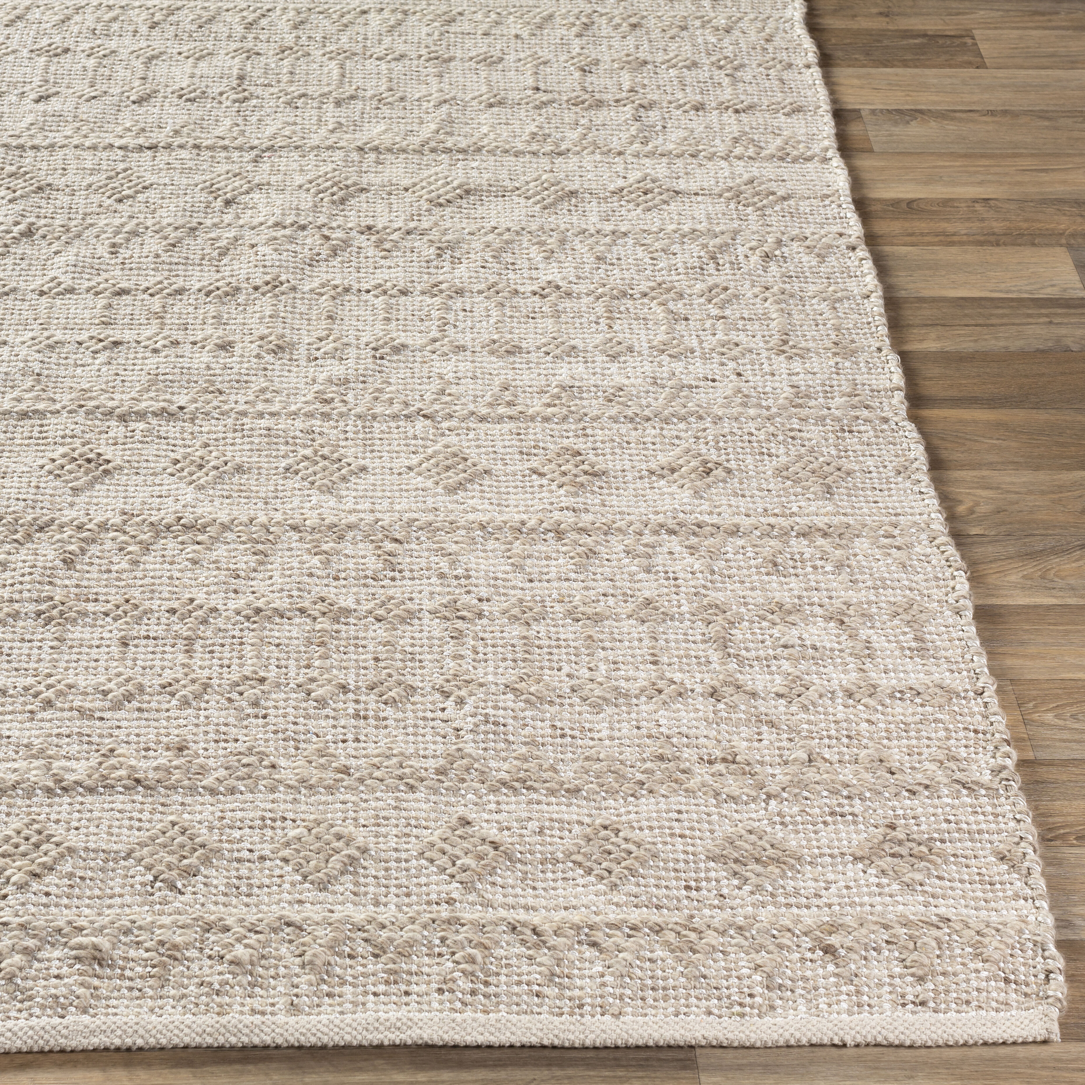 Ingrid 90 X 60 inch Metallic Silver Rug in 5 x 8, Rectangle