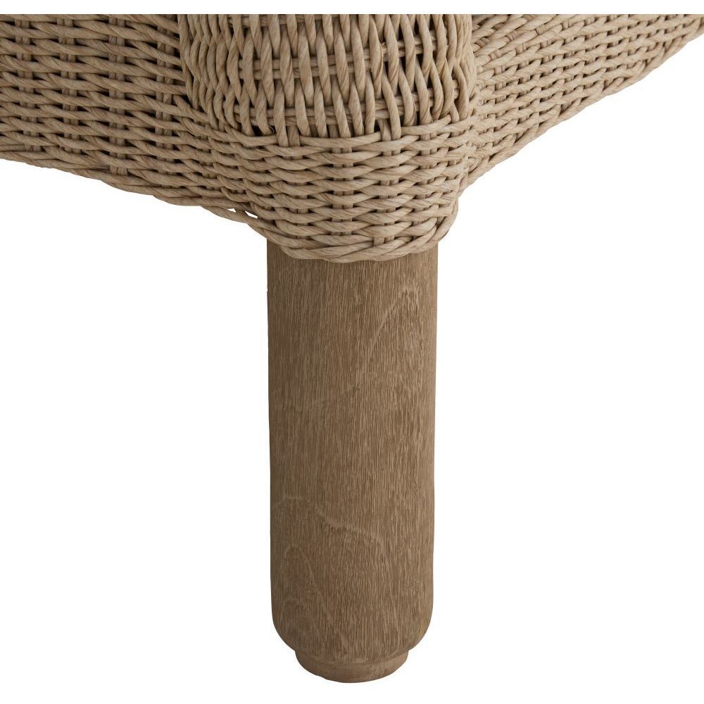 Fielder Pearl and Dune with Wheat Outdoor Lounge Chair
