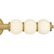 Lisa McDennon Trigo LED 6 inch Lacquered Brass Sconce Wall Light