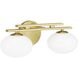 Julep LED 16 inch Brushed Gold Vanity Light Wall Light