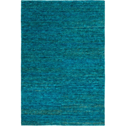 Crusoe 90 X 60 inch Teal Rug