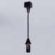 Signature 1 Light 120V Silver Track Mount Pendant Ceiling Light, H-Style
