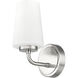 Montford Wall Sconce Wall Light in Brushed Nickel