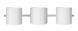 Pogo LED 23 inch Satin Nickel Vanity Lighting Wall Light in Opal Glossy Glass
