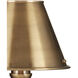 Waddill 12.75 inch 7 watt Antique Brass Table Lamp Portable Light