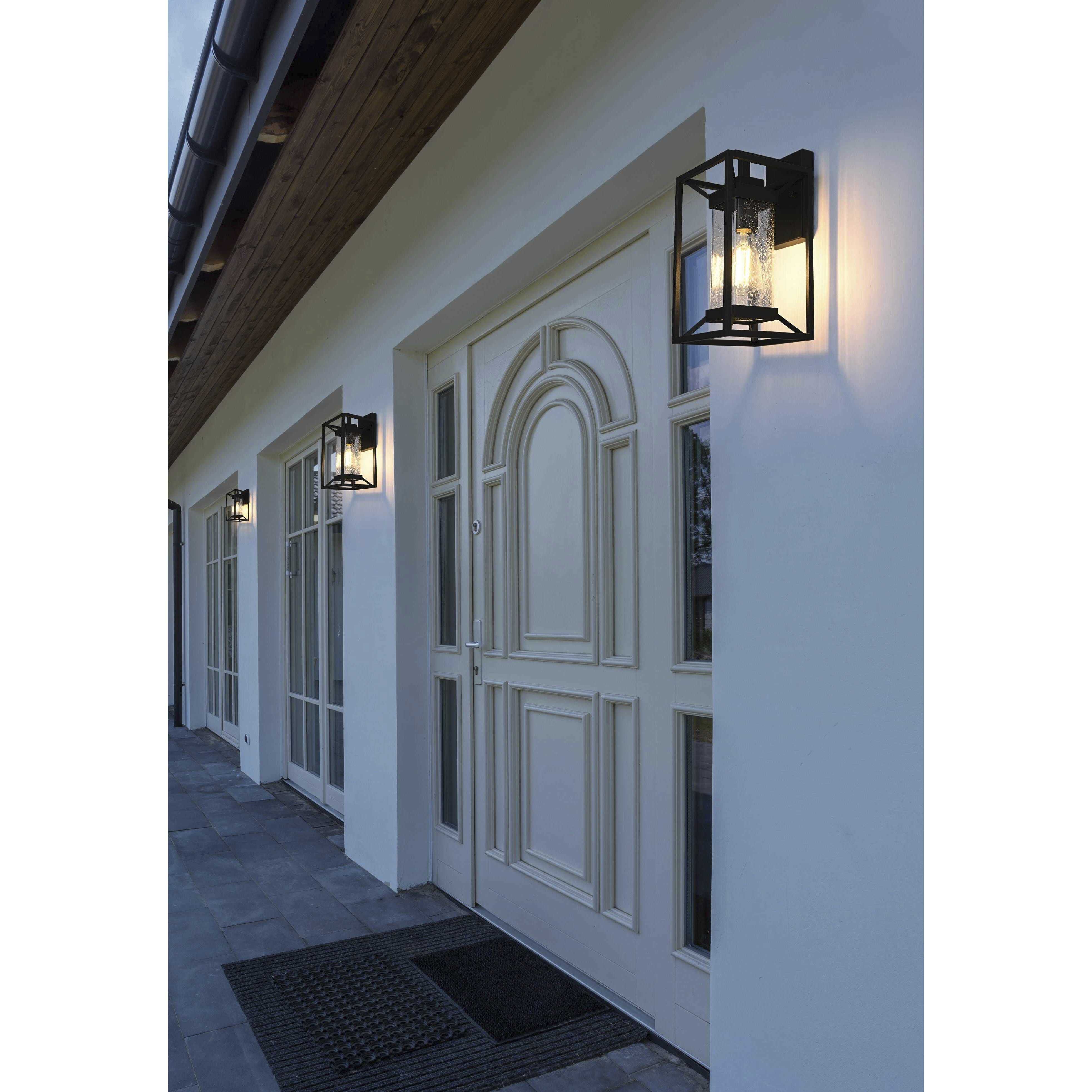 Willington 1 Light 13.5 inch Black Outdoor Wall Sconce