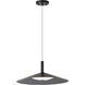 Corrine LED 18 inch Matte Black Pendant Ceiling Light