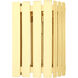 Greenwich 1 Light 10 inch Satin Brass Outdoor Wall Lantern