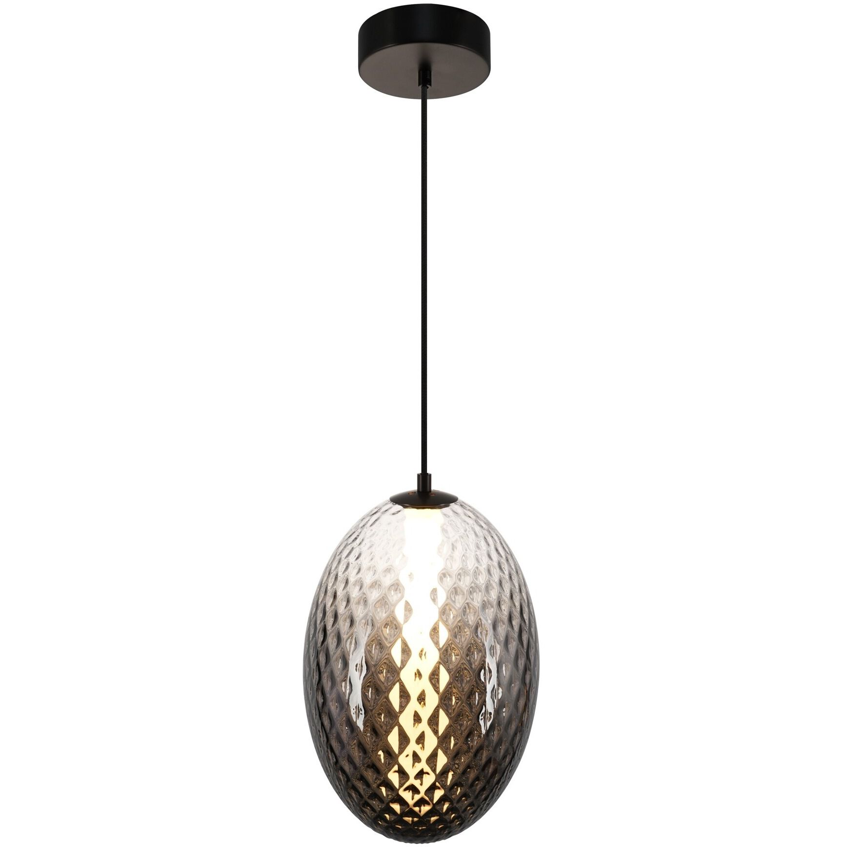 Celeste LED 9.8 inch Gunmetal Pendant Ceiling Light in Smoke Ombre