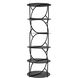 Rain 86 X 31 X 31 inch Matte Black Shelf