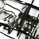 Jacquet 12 Light 31 inch Black Chandelier Ceiling Light
