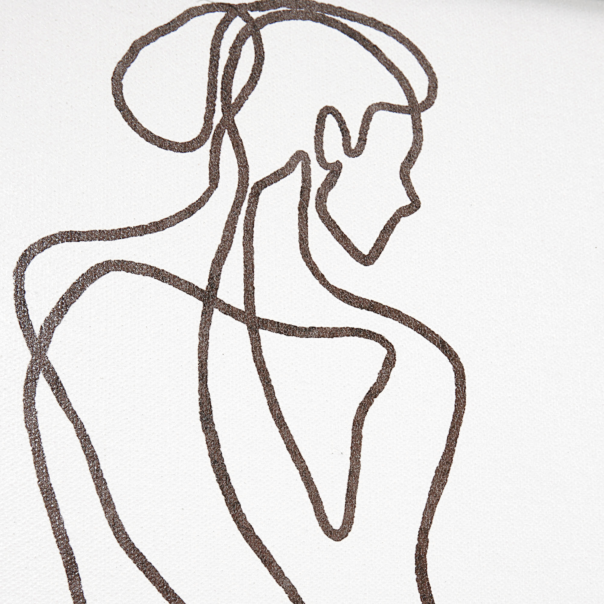 Priyanka White/Multiple Wall Art, 7 Piece