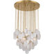 Velisse 8 Light 35.5 inch Legacy Brass Pendant Ceiling Light