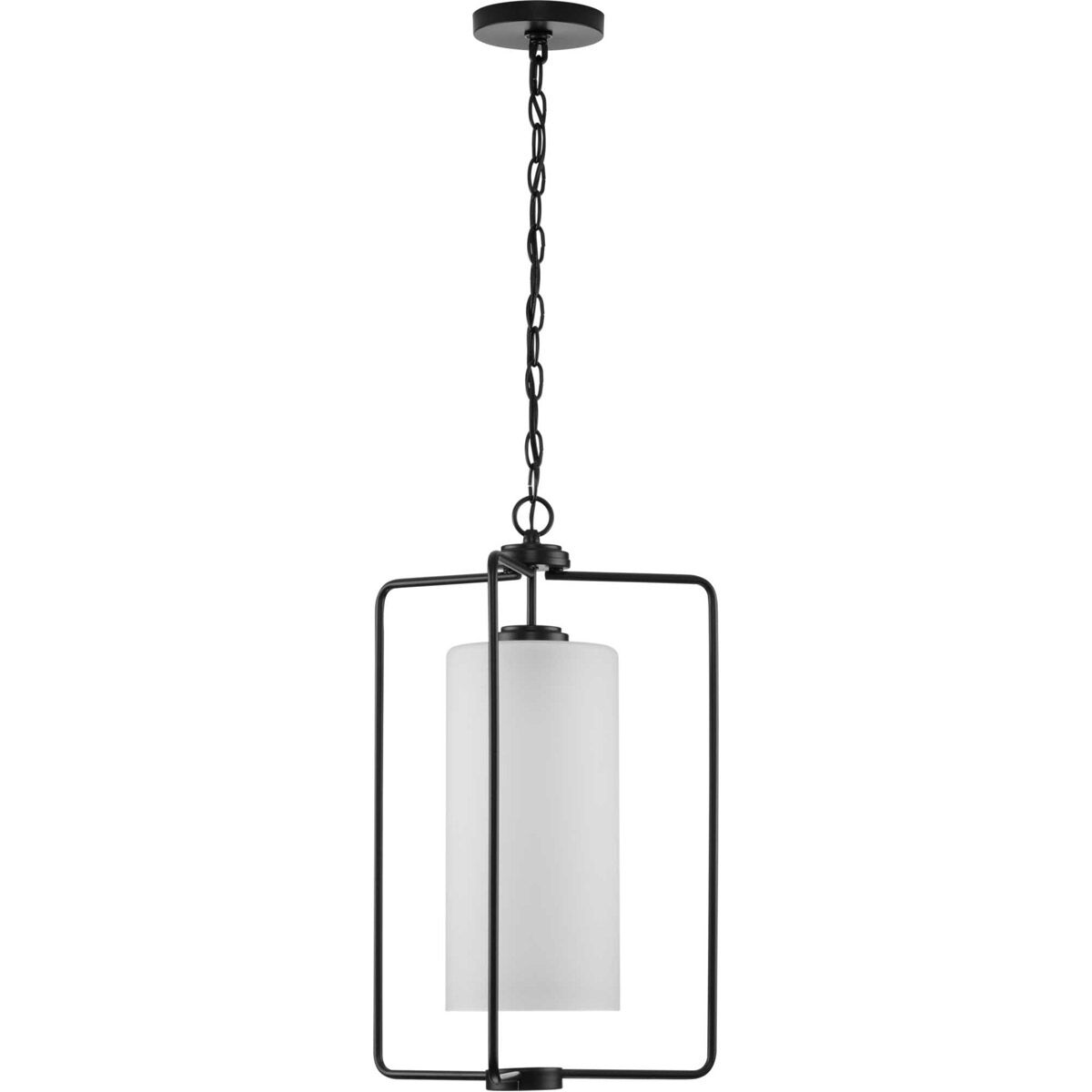 Merry 1 Light 15 inch Matte Black Foyer Pendant Ceiling Light